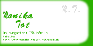 monika tot business card